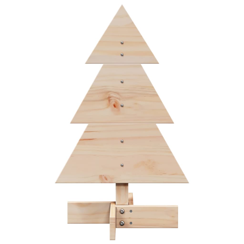 VidaXL juledekoration juletræ 60 cm massiv fyrretræ