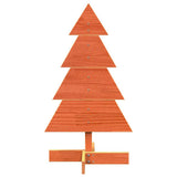 Vidaxx juledekoration juletræ 80 cm massiv fyrretræ, vaskebrunt