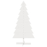 Vidaxx juledekoration juletræ 150 cm massiv fyrretræ hvid
