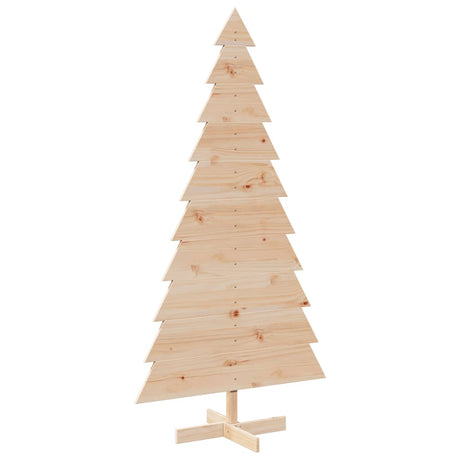 Vidaxx juledekoration juletræ 180 cm massiv fyrretræ