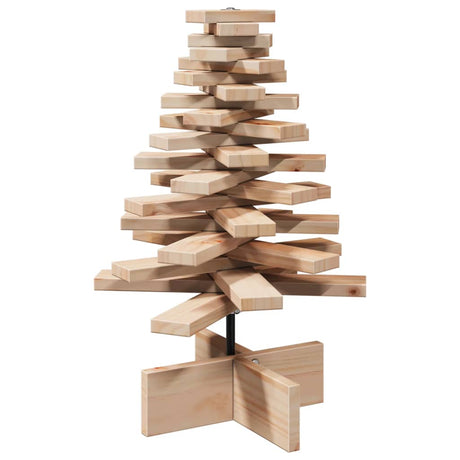 VidaXL juledekoration juletræ 60 cm massiv fyrretræ