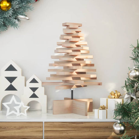 VidaXL juledekoration juletræ 60 cm massiv fyrretræ