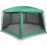 Vidaxl zwembadtent uitneembare buiten- gaaswanden 670x590 cm zeegroen