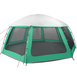Vidaxl zwembadtent uitneembare buiten- gaaswanden 612x612 cm zeegroen