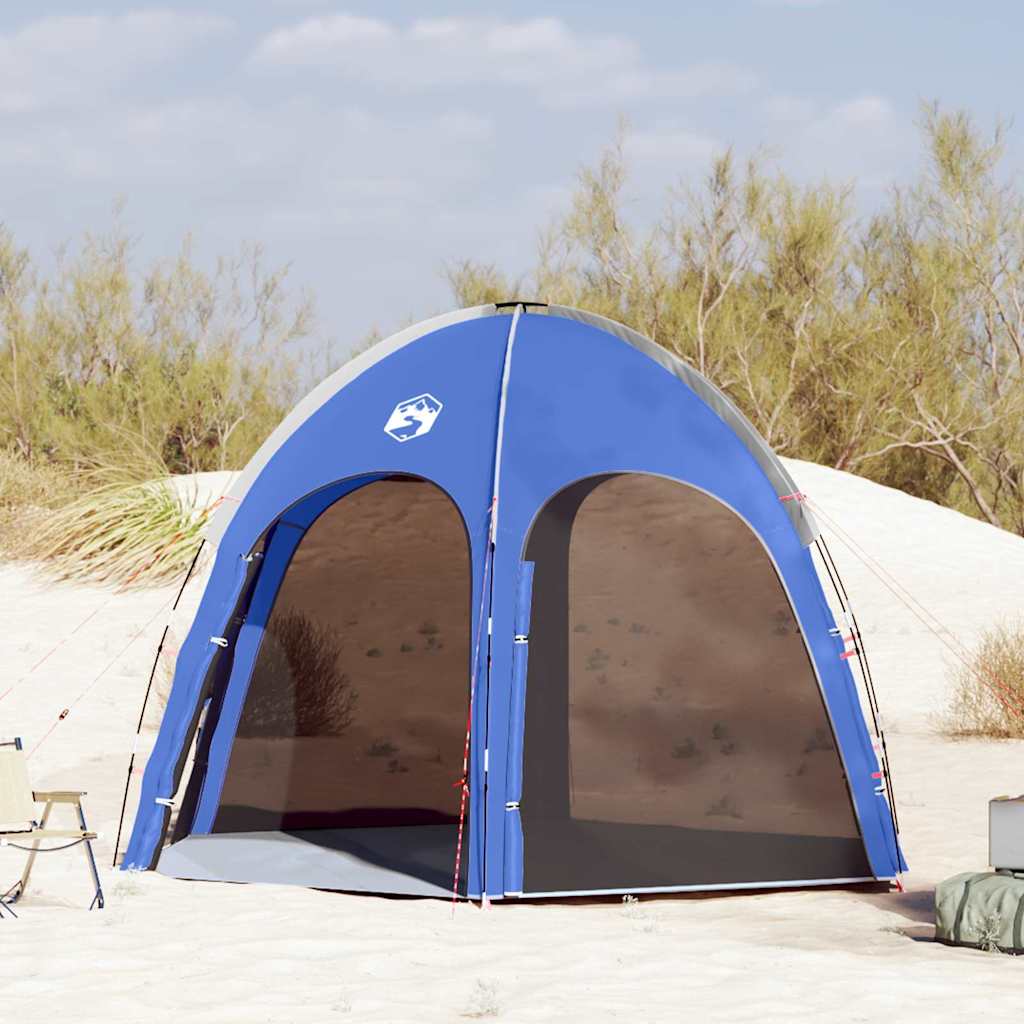Vidaxl zwembad tent met dak azure blauw 366 x 305 x 231 cm