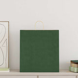 Vidaxl papieren zakken 250 st met hengsels 45x17x48 cm groen