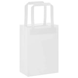 Vidaxl papieren zakken 50 st met hengsels 15x8x21 cm wit