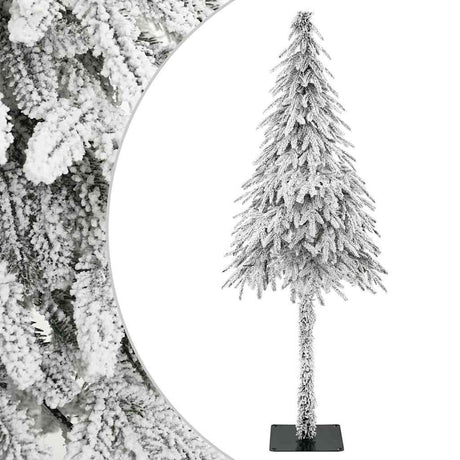 Vidaxl kunstkerstboom wit 76 x 76 x 180 cm polyethyleen en metaal