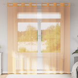 Vidaxl gordijnen met doorvoertules 2 st 140x225 cm oranje