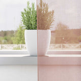 Vidaxl gordijnen voile met doorvoertules 2 st 140x245 cm roze