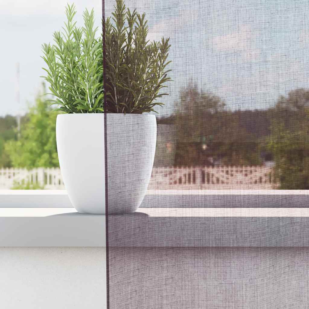 Vidaxl gordijnen voile met doorvoertules 2 st 140x245 cm paars