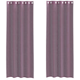 Vidaxl gordijnen voile met doorvoertules 2 st 140x300 cm paars