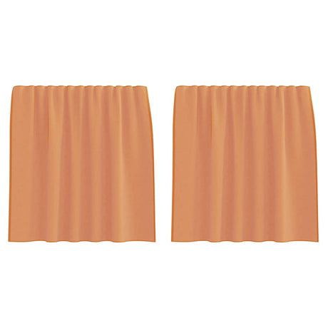 Vidaxl voile gordijnen met roedezakken 2 st terracotta