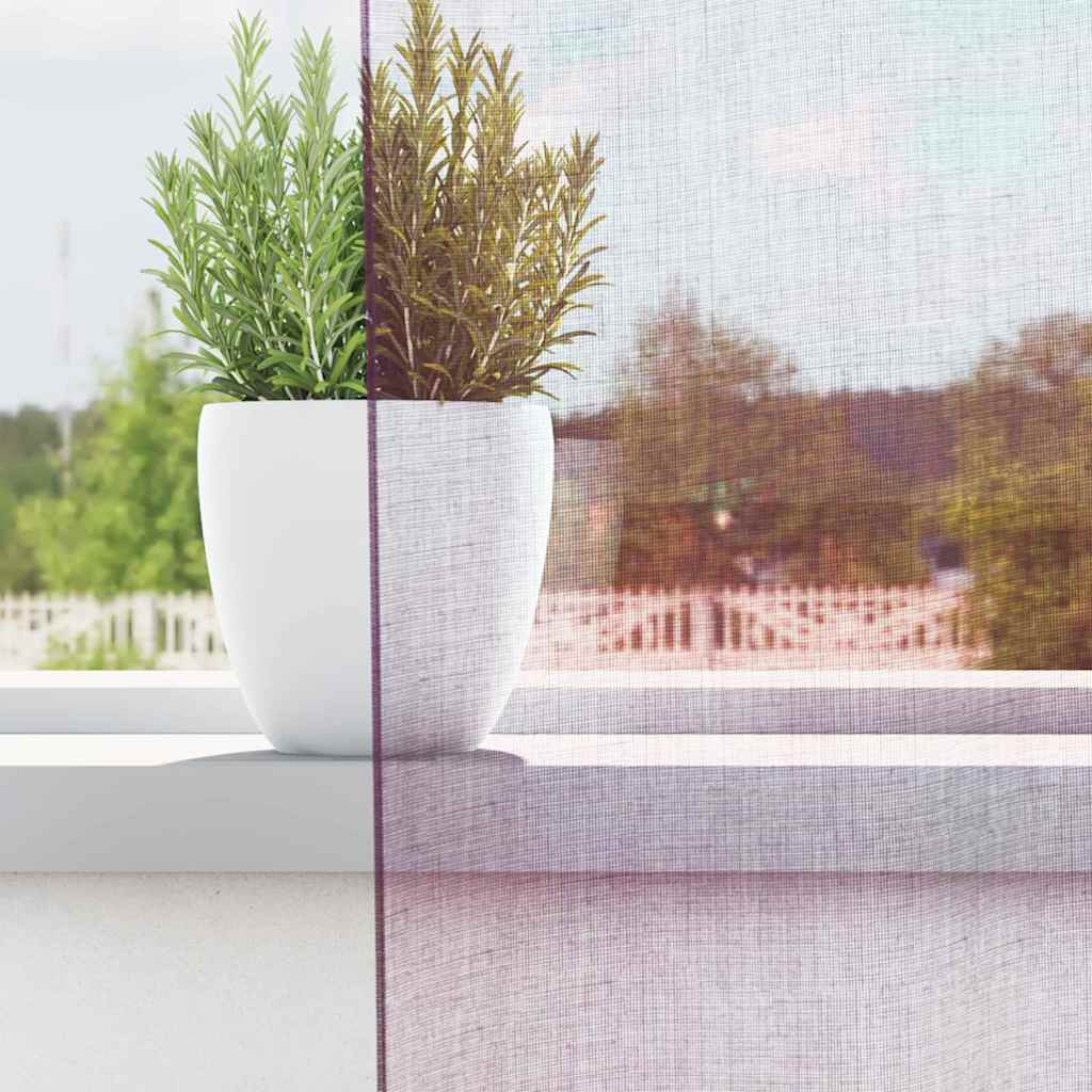 Vidaxl gordijnen met lussen 2 st 140x245 cm paars