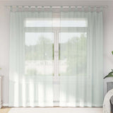 Vidaxl gordijnen met lussen 2 st 140x245 cm lichtgrijs