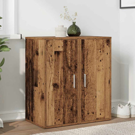 Vidaxx skoskabe 2 stk 32x35x70 cm behandlet træ, gammelt træfarvet