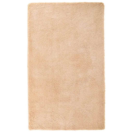 Vidaxl hoogpolig vloerkleed navarra 60x100 cm polyester beige