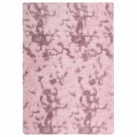 Vidaxl hoogpolig vloerkleed navarra 200x290 cm polyester stoffig roze