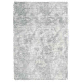 Vidaxl hoogpolig vloerkleed navarra 200x290 cm polyester zilvergrijs