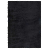 Vidaxl hoogpolig vloerkleed navarra 240x340 cm polyester zwart