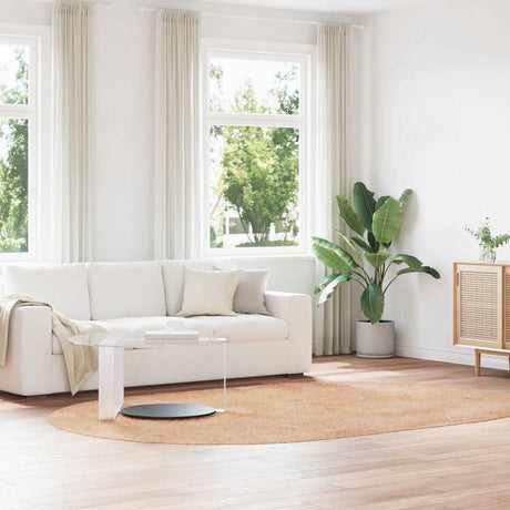 Vidaxl hoogpolig vloerkleed navarra 300x200 cm polyester beige