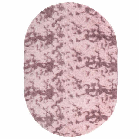Vidaxl hoogpolig vloerkleed navarra 300x200 cm polyester stoffig roze