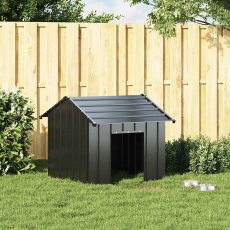 Vidaxxl hundehus med tag 85x107x81 cm galvaniseret stål