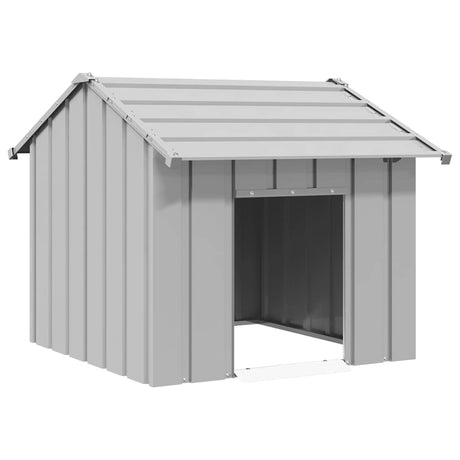 Vidaxxl hundehus med tag 85x107x81 cm galvaniseret stål