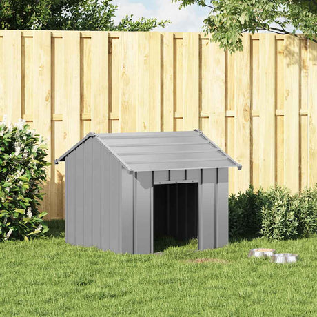 Vidaxxl hundehus med tag 85x107x81 cm galvaniseret stål