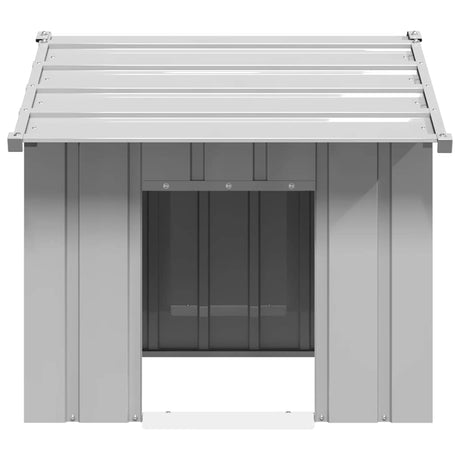Vidaxxl hundehus med tag 85x107x81 cm galvaniseret stål