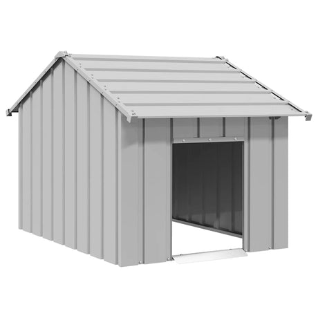 Vidaxxl hundehus med tag 83x130x85 cm galvaniseret stål