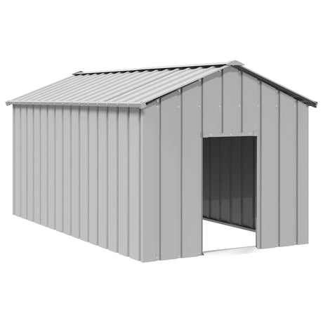 Vidaxxl hundehus med tag 114x202x101 cm galvaniseret stål