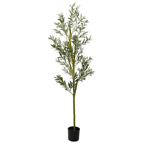 Vidaxl kunstolijfboom 800 blaadjes 200 cm groen