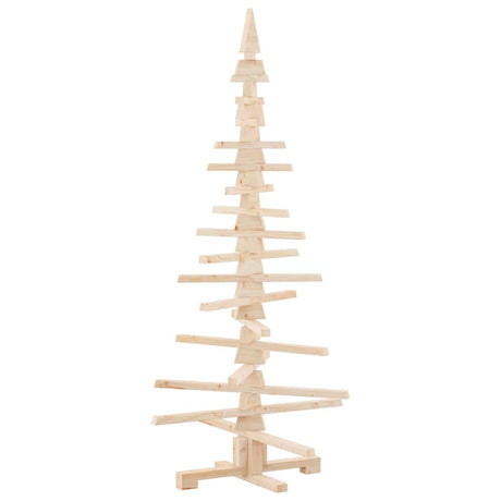 Vidaxl houten kerstboom ter decoratie 150 cm massief grenenhout