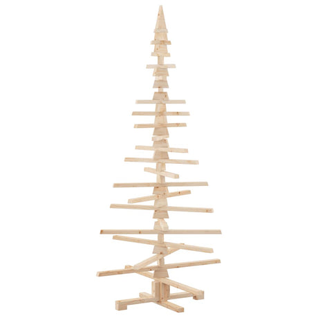 Vidaxl kerstdecoratie kerstboom 180 cm massief grenenhout
