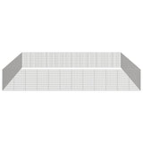 VidaXL Dyreværn 48 paneler 54x100 cm galvaniseret jern