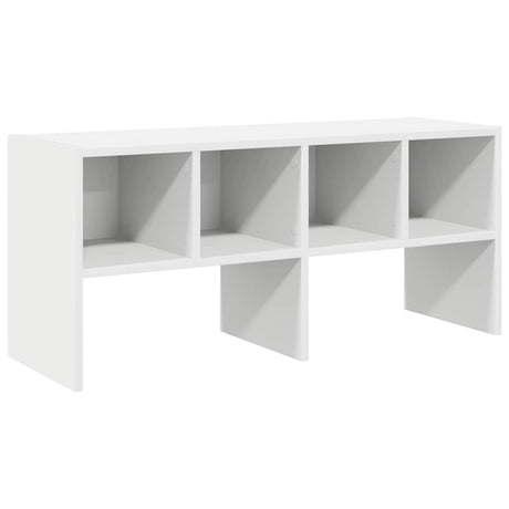 VidaXL skostativ stabelbar 89,5x30x40 cm hvid