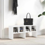 VidaXL skostativ stabelbar 89,5x30x40 cm hvid