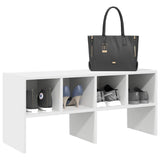 VidaXL skostativ stabelbar 89,5x30x40 cm hvid