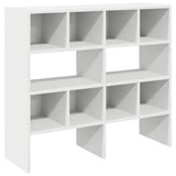 VidaXL skostativer 2 stk stabelbare 89,5x30x40 cm hvid
