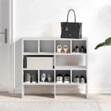VidaXL skostativer 2 stk stabelbare 89,5x30x40 cm hvid