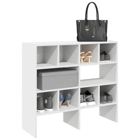 VidaXL skostativer 2 stk stabelbare 89,5x30x40 cm hvid