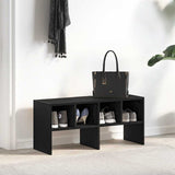 VidaXL skostativ stabelbar 89,5x30x40 cm sort eg