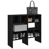 Vidaxx skostativer 2 stk stabelbare 89,5x30x40 cm sort eg