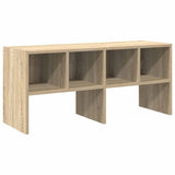 VidaXL skostativ stabelbar 89,5x30x40 cm sonoma eg-farvet