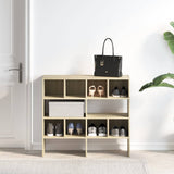 VidaXL skostativer 2 stk stabelbare 89,5x30x40 cm sonoma eg farve