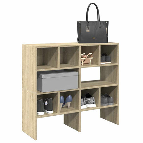 VidaXL skostativer 2 stk stabelbare 89,5x30x40 cm sonoma eg farve