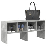 Vidaxx skostativ stabelbar 89,5x30x40 cm betongrå