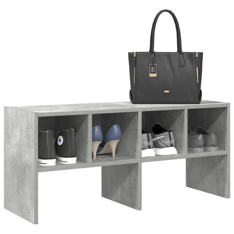 Vidaxx skostativ stabelbar 89,5x30x40 cm betongrå