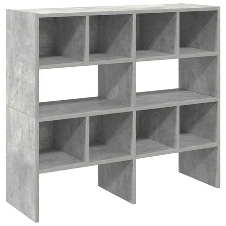Vidaxx skostativer 2 stk stabelbare 89,5x30x40 cm betongrå